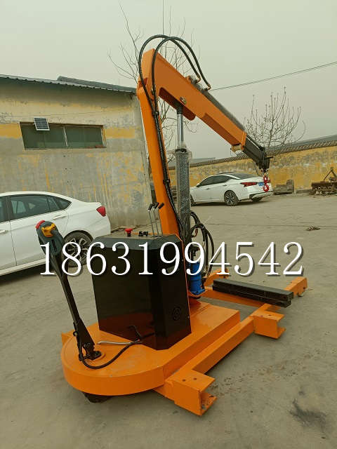 高树乡自卸车厢随车吊 自制轮式四不像起重机 四驱平板吊 5吨 贵盛